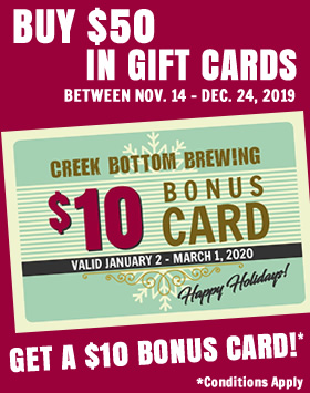 FREE $10 BONUS GIFT CARD