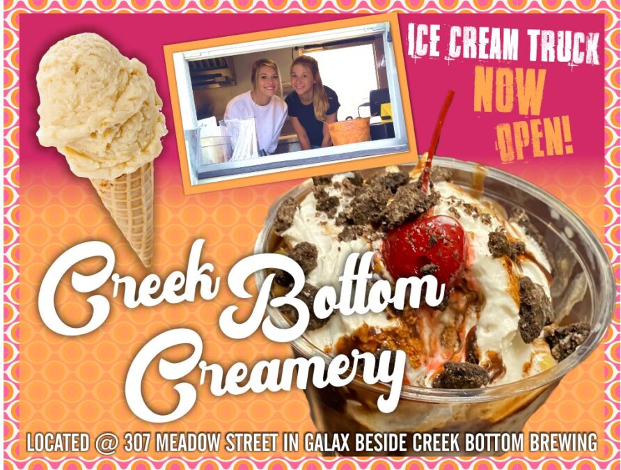Creek Bottom Creamery Ice Cream Truck Now Open!