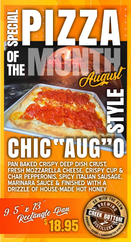 August Pizza of the Month – Chic”Aug”o Style!