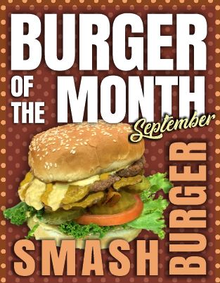 September Burger of the Month – Smash Burger!