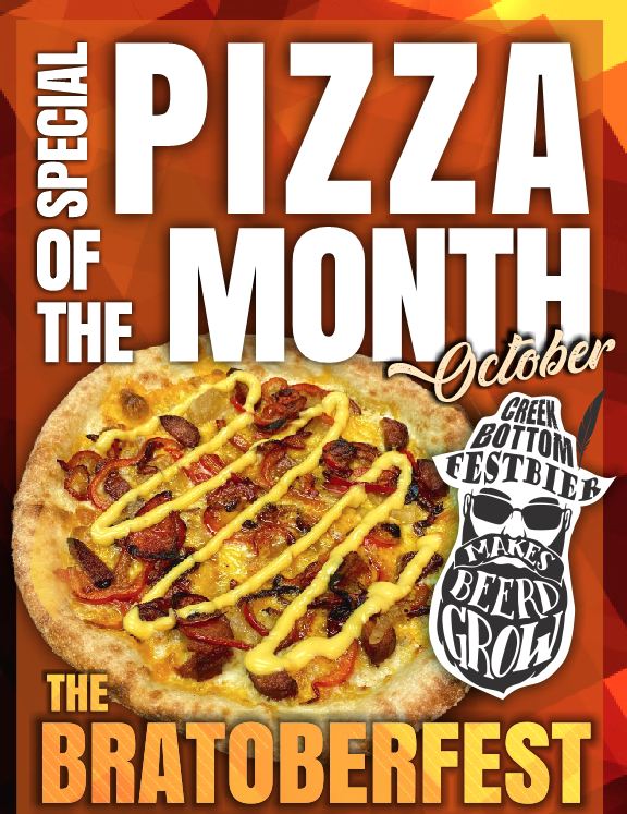October Pizza of the Month – BratOberfest!
