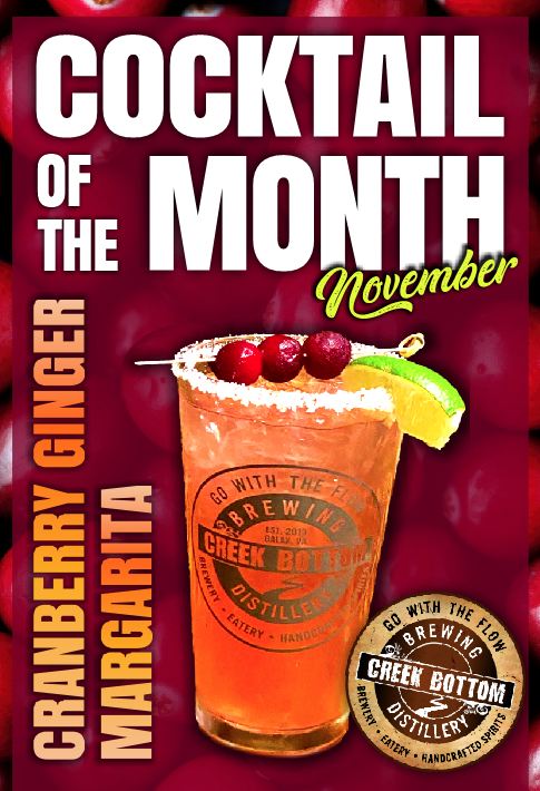 November Cocktail – Cranberry Ginger Margarita